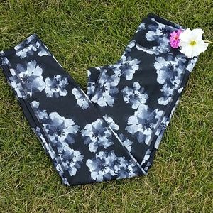 Old Navy Active, Watercolor flower tights